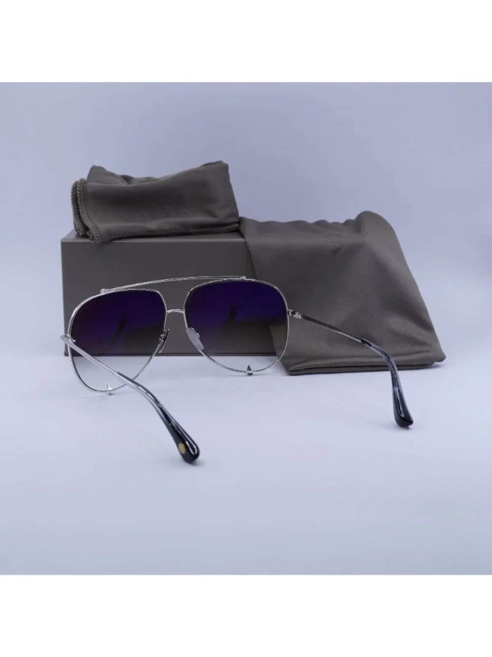 Dita TALON-23007-I-62 Aviator Sunglasses - Silver / Grey